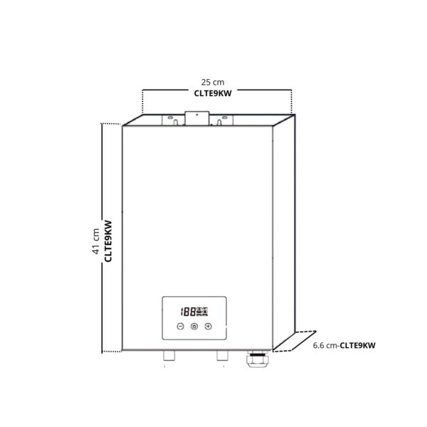 Calentador de Agua 13.5L/Min 220V CLTE9KW Drija