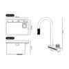 Fregador con Accesorios Cirella 68 Drija