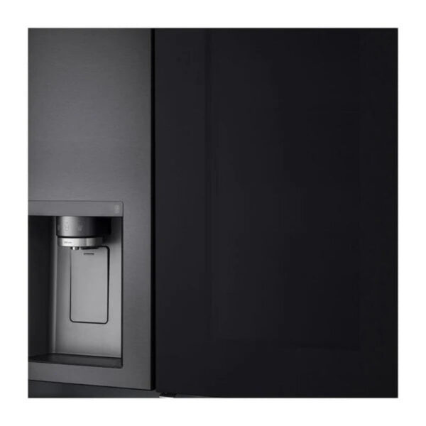 Nevera Side by Side de Acero Negro Mate InstaView con Dispensador de Agua de 676 Litros LG