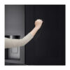 Nevera Side by Side de Acero Negro Mate InstaView con Dispensador de Agua de 676 Litros LG