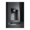 Nevera Side by Side de Acero Negro Mate InstaView con Dispensador de Agua de 676 Litros LG
