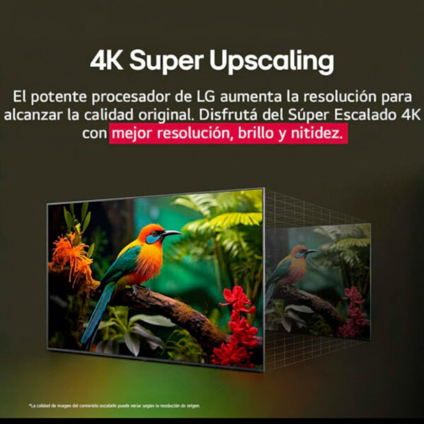 Televisor con webOS 25 NanoCell 4K AI 55" LG
