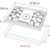 Tope de Cocina Mixto 90 cm Verona 90 Drija