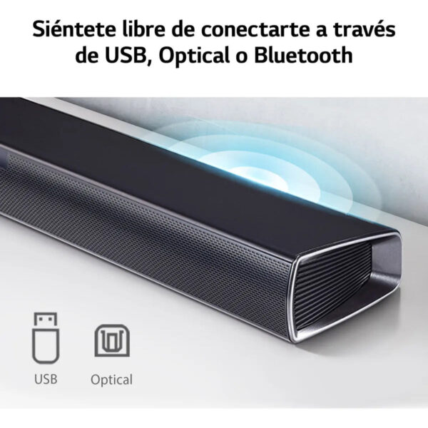 Soundbar 2.1 con Subwoofer Inalambrico 160W LG