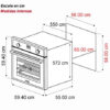 Horno a Gas 24" Europa 60 Drija