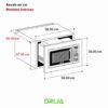 Horno Microondas Florencia 25L Black Drija