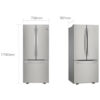 Nevera Side by Side French Door Silver de 617 Litros LG