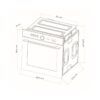 Horno Eléctrico con Airfryer Indico 60 Drija