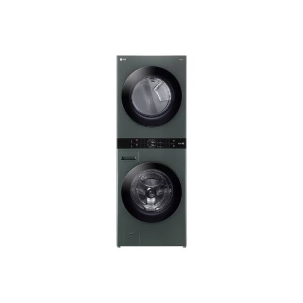 Centro de Lavado de Acero Negro Wash Tower de 25/22KG LG