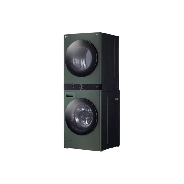 Centro de Lavado de Acero Negro Wash Tower de 25/22KG LG