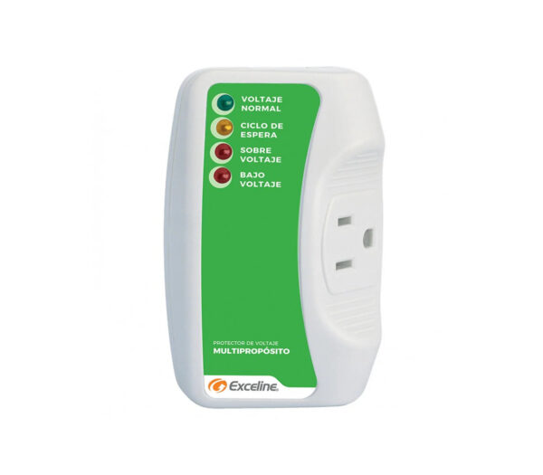 Protector de Voltaje para Equipos Electrónicos 110V Exceline