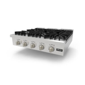Tope de Cocina a Gas de Acero 30" Potenza 76 Drija