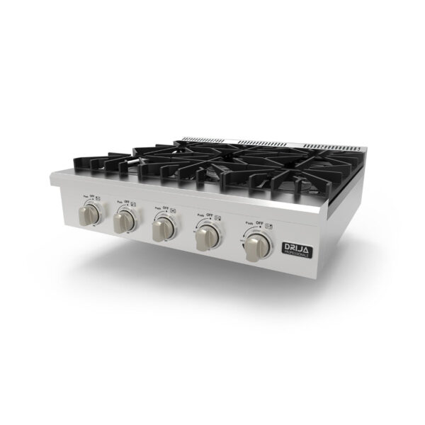 Tope de Cocina a Gas de Acero 30" Potenza 76 Drija