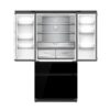 Nevera Side by Side de Espejo Negro 520 Litros 18.1" GLASSB18FD4P Drija