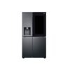 Nevera Side by Side de Acero Negro Mate InstaView con Dispensador de Agua de 676 Litros LG