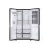 Nevera Side by Side de Acero Negro Mate InstaView con Dispensador de Agua de 676 Litros LG