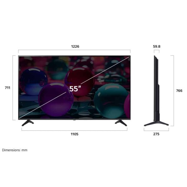 Televisor con AI webOS 25 4K UHD 55" LG