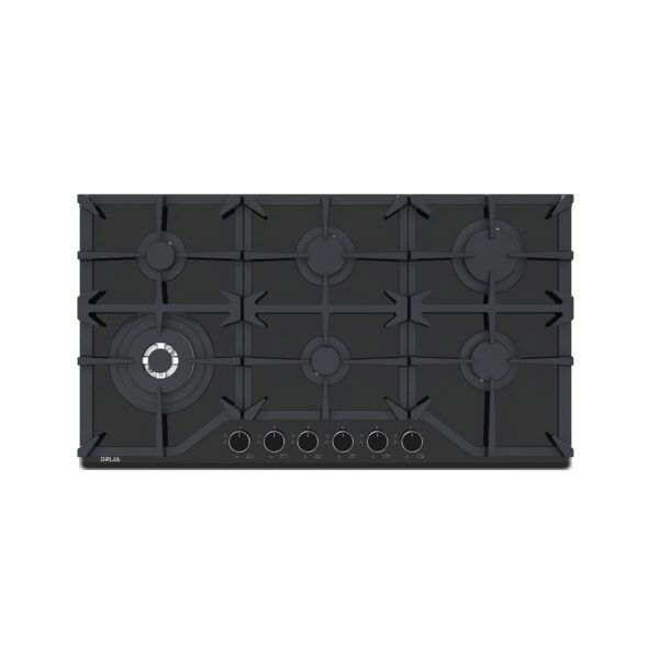 Tope de Cocina a Gas de Vitrocerámica 91 cm Toscana 91 Drija