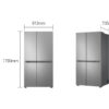 Nevera Side by Side Silver de 658 Litros LG