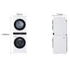 Centro de Lavado Blanco Wash Tower de 22KG LG