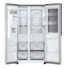Nevera Side by Side de Acero InstaView con Dispensador de Agua de 598 Litros LG