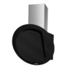 Campana de Pared Decorativa de Vidrio Negro Eclipse Drija