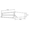 Campana Negra de 90 cm Slim Touch 90 Black Drija