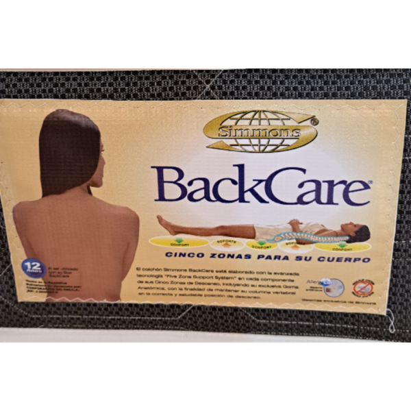 Colchón Ortopédico Ergonómico Pillow Top Backcare SIMMONS 200x200 King
