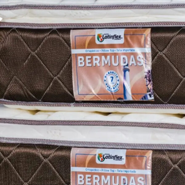 Colchón Ortopédico Pillow Top Bermudas LATINFLEX 140x190 Matrimonial