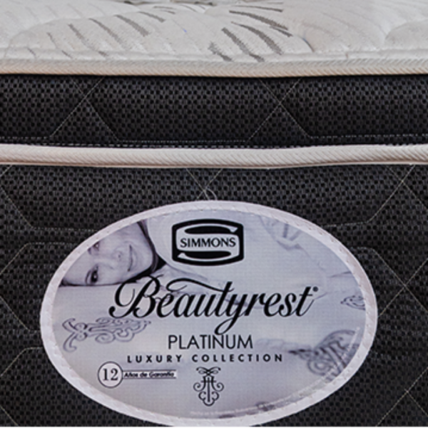 Colchón  Anatómico Pillow Top Beautyrest Platinum SIMMONS 100x190 Individual