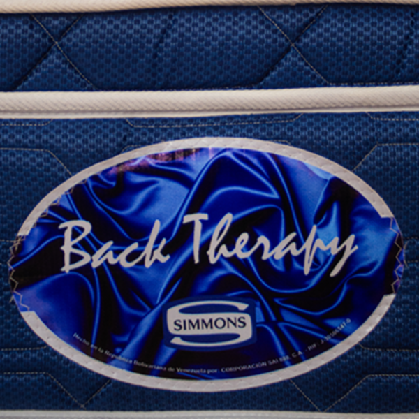 Colchón Ortopédico Pillow Top Back Therapy SIMMONS 100x190 Individual
