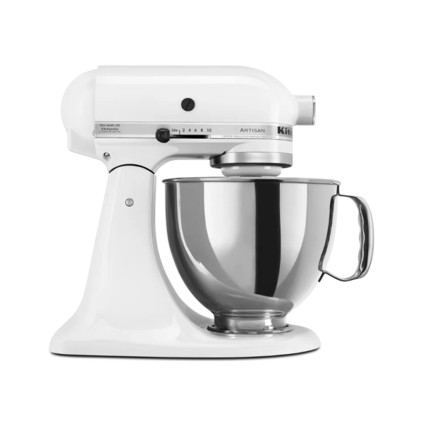 Batidora Artisan de Pedestal de 4.7L Blanca KitchenAid
