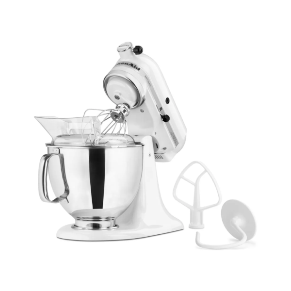 Batidora Artisan de Pedestal de 4.7L Blanca KitchenAid