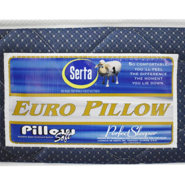 Colchón Ortopédico Doble Pillow Europillow SERTA 140x190 Matrimonial
