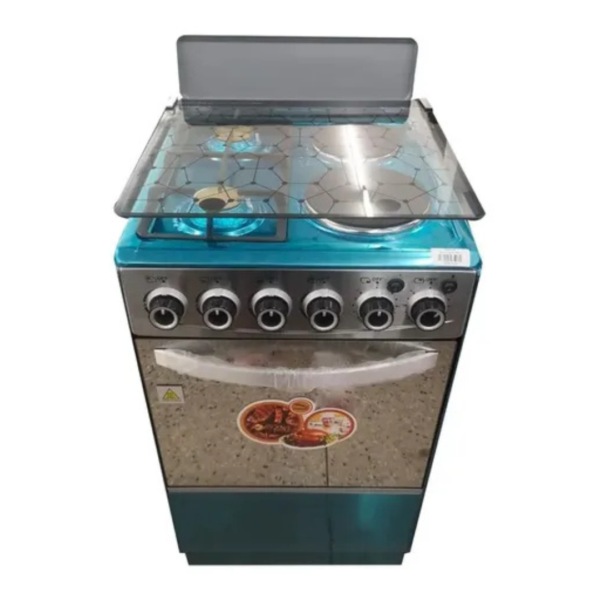 Cocina Mixta 2 Hornillas a Gas 2 Hornillas Mixtas de 20" Jaguar