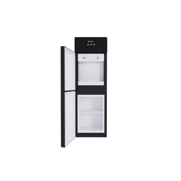 Dispensador de Agua Fría y Caliente Negro Omega