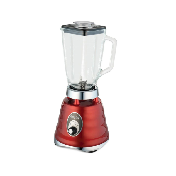 Licuadora Clásica con Vaso Vidrio Refractario 1.5L Roja Oster