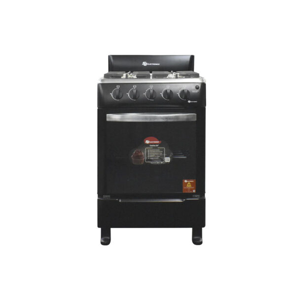 Cocina a Gas Negra de 24" SJ Electronics