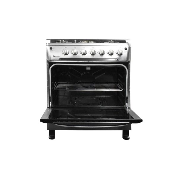 Cocina a Gas de Acero 5 Hornillas 30" SJ Electronics
