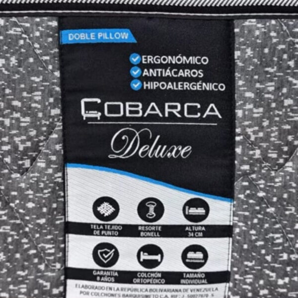 Colchón Ortopédico Doble Pillow Deluxe COBARCA 200x200 King