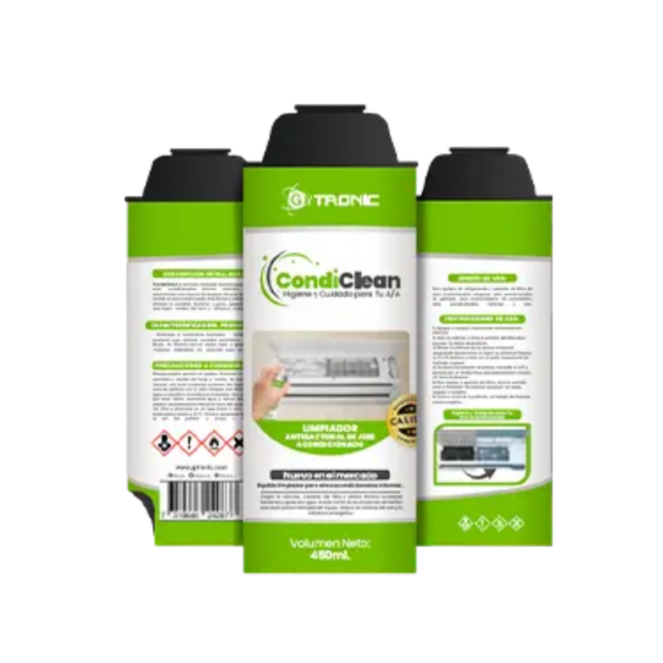 Spray Limpiador de Aires Acondicionados de 450Ml CondiClean Gtronic