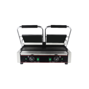 Plancha Eléctrica Doble Industrial Roccia