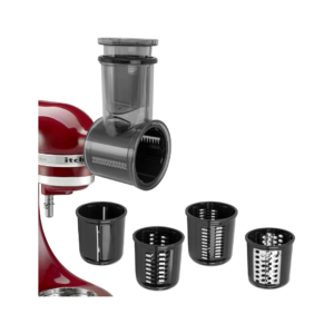 Rebanador y Rallador de Queso de 5 Cuchillas de Acero Inoxidable KitchenAid