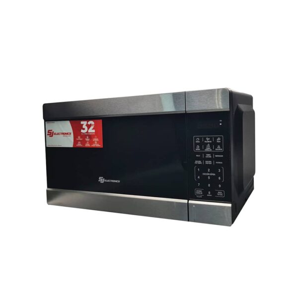 Horno Microondas de Acero 32 Litros SJ Electronics