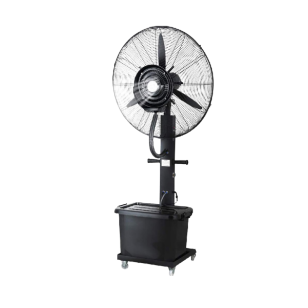 Ventilador Industrial de Pedestal con Rociador de 26" Roccia