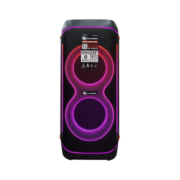 Corneta Recargable de 350W 10" Doble SJ Electronics