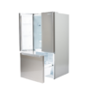 Nevera French Door Gris sin Escarcha de 465 Litros FRIGILUX