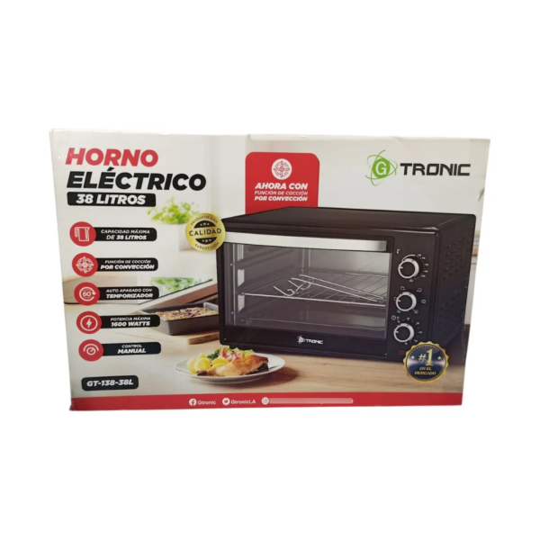Horno de Mesa de 38 Litros Gtronic