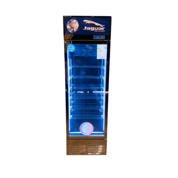 Nevera Exhibidora Vertical de 330 Litros Jaguar
