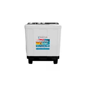 Lavadora Semiautomática de 8 kg con Panel Negro Omega
